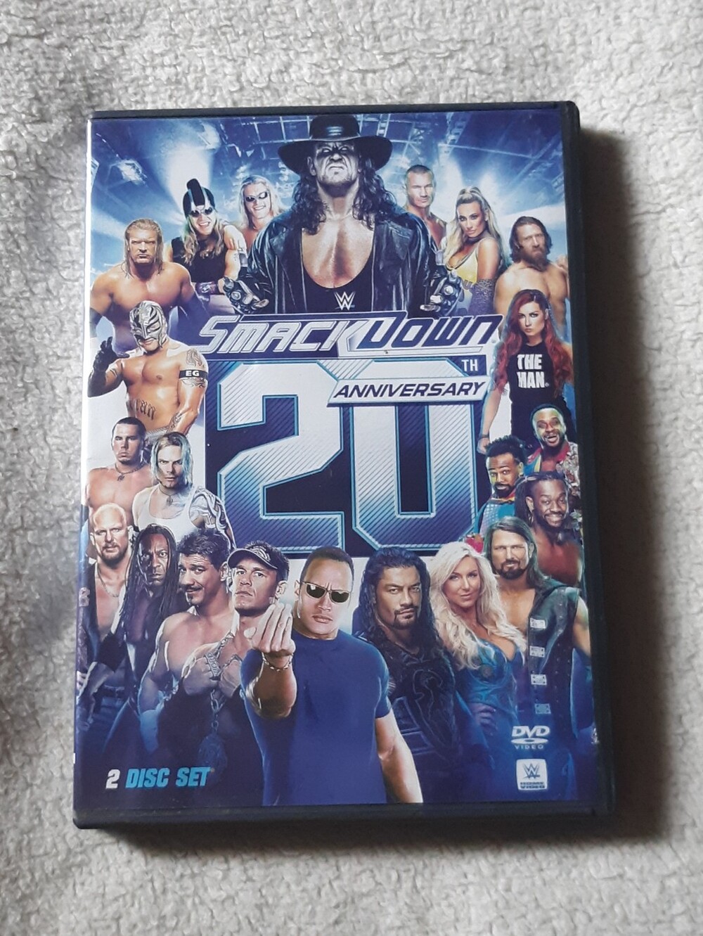 SmackDown 20th Anniversary DVD cover